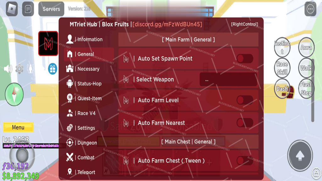 MTriet Hub Blox Fruits Mobile Script Download 100% Free (December 2024)