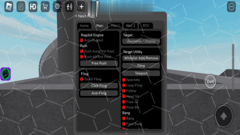Next Hub Ragdoll Engine Mobile Script Download 100% Free