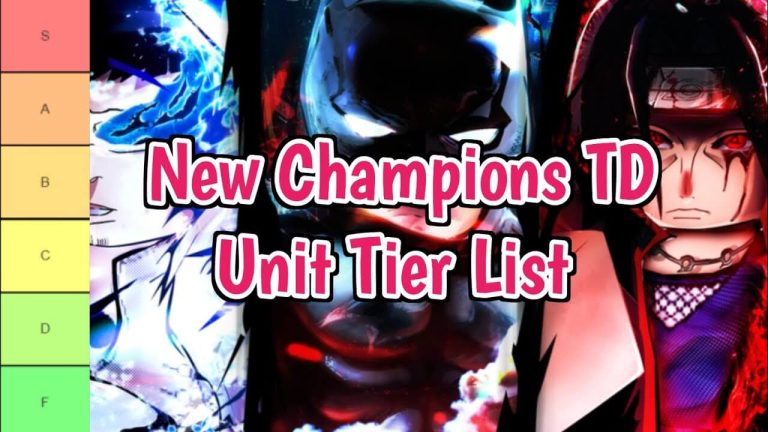 Champions TD Tier List