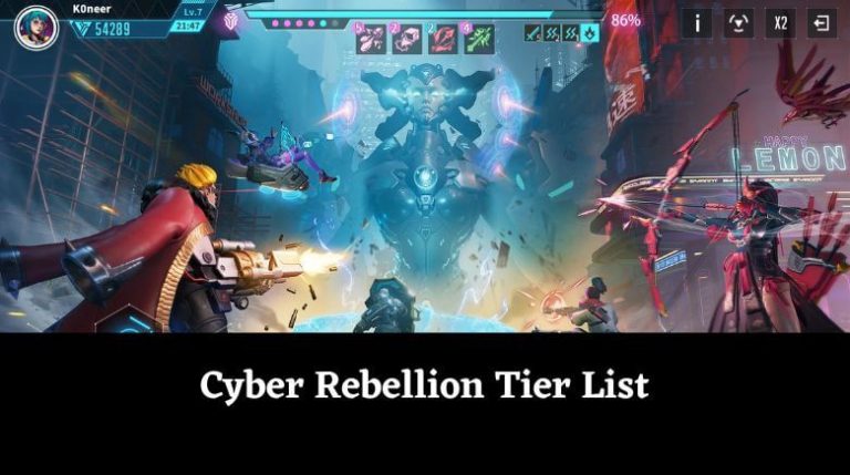 Cyber Rebellion Tier List