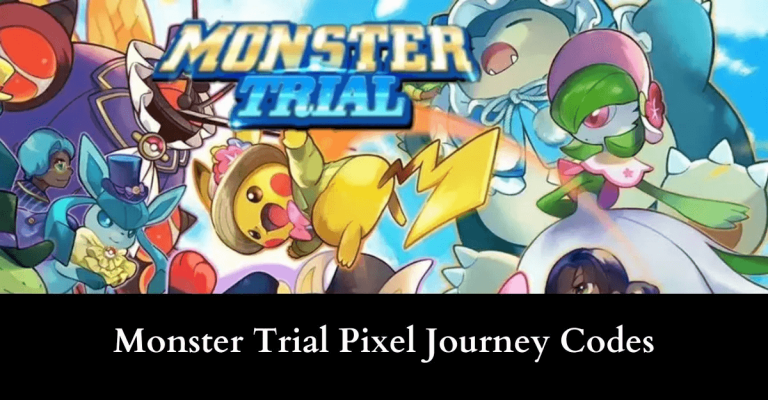 Monster Trial Pixel Journey Codes