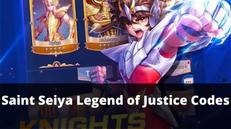 Saint Seiya: Legend of Justice Codes