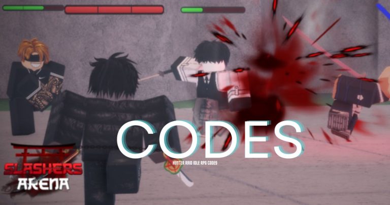 Slashers Arena Codes