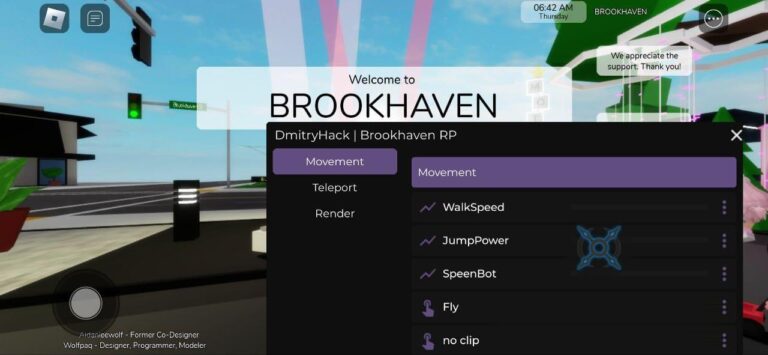 Brookhaven: Fly, Noclip, Inf jump Script Download 100% Free