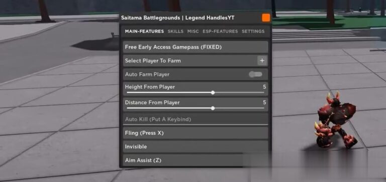 The Strongest Battlegrounds: Invisible, Auto Farm Player, Fling Script Download 100% Free