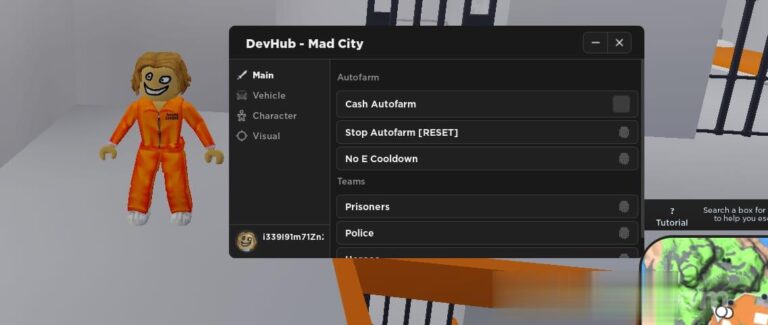 Mad City: Chapter 2: Auto Farm Cash, No Cooldown & More Script Download 100% Free (December [year