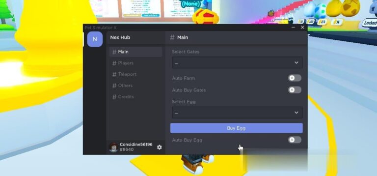 Pet Simulator X: Auto Farm, Auto Buy Gates, Auto Open Eggs Script Download 100% Free (December 2024)