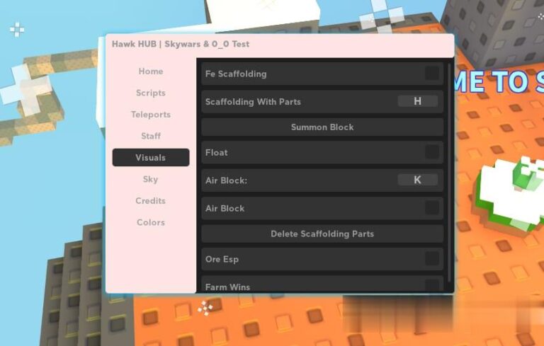 SKYWARS: Air Block, Farm Wins & More Script Download 100% Free (December 2024)