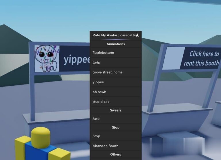 Rate My Avatar [Animations, WalkSpeed, Swears] Script Download 100% Free