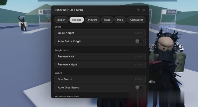Rate My Avatar: Auto Snipe Booth, Auto Snipe Knight & More Script Download 100% Free